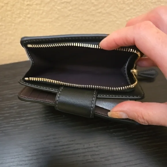 Coach Medium Corner Zip Wallet With Cherry Print - Picture 11 of 14